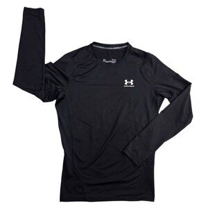 Under Armour HeatGear Long Sleeve Compression Shirt – Men’s Size Large, Black